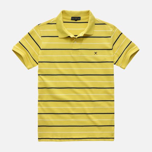 Camisa Polo Listrada Taquinho Manga Curta 23i08099