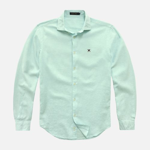 Camisa Look Linen Barbatana Manga Longa 24v08145