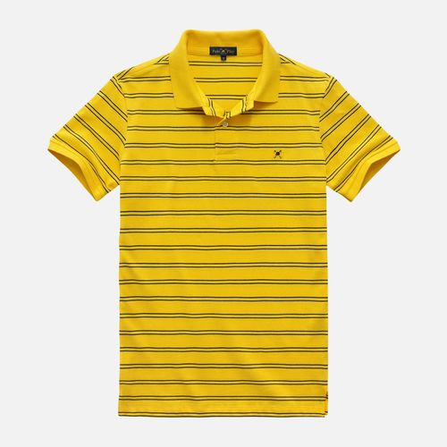 Camisa Polo Listrada Taquinho Manga Curta 24v08134