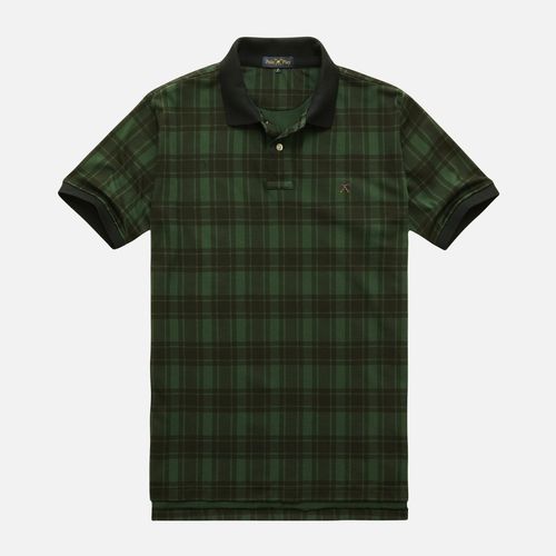 Camisa Polo Jersey Xadrez Taquinho Manga Curta 24i08296