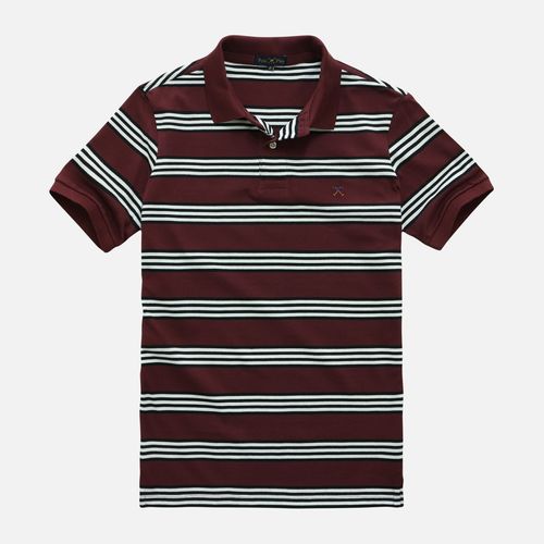 Camisa Polo Listrada Taquinho Manga Curta 24i08316