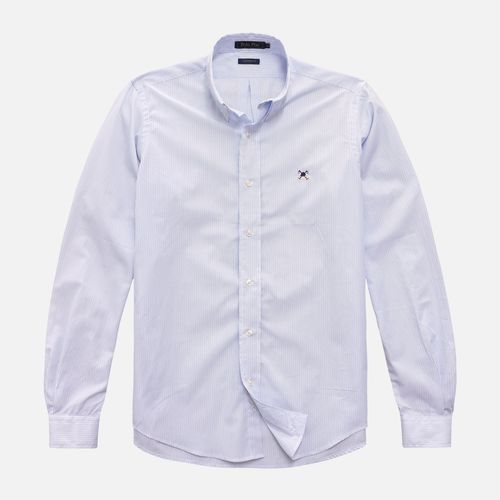 Camisa Pima Fio 80 Listrada Manga Longa  25v08295