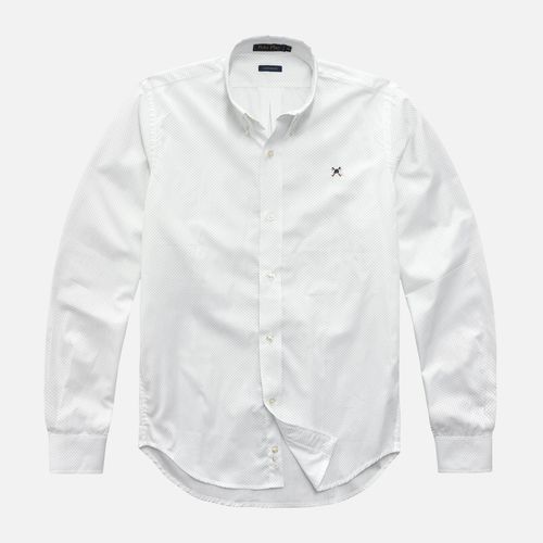 Camisa Custom Print Button-Down Manga Longa  25v08342