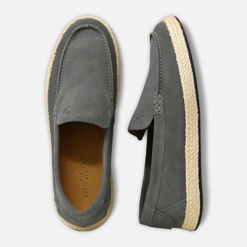 Mocassim Suede Juta Cinza 25v08476