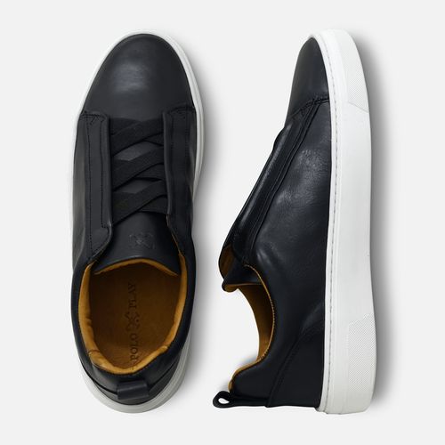 Tenis Polo Play Couro Preto 25v08470
