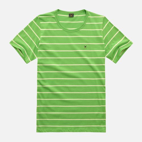 Camiseta Listrada Taquinho Manga Curta  25v08430