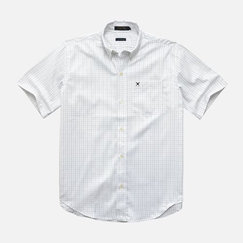 Camisa Classic Button-Down Manga Curta C/bolso  25v8494