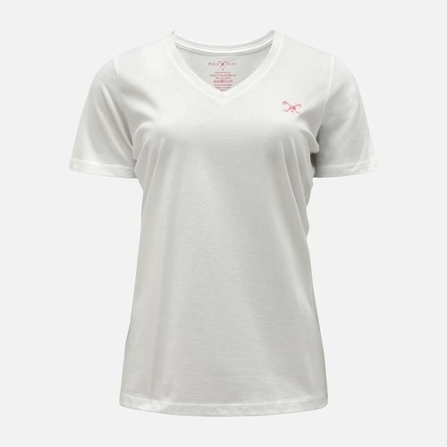 Camiseta Feminina Decote V 25v104