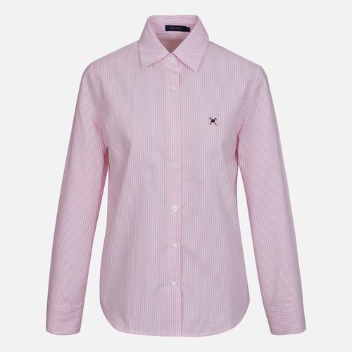 Camisa Feminina Oxford Listrada 26v08629