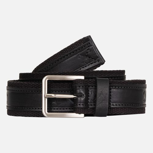 Cinto Cadarço Couro Preto/preto 26v08698