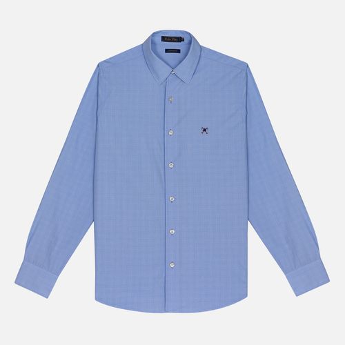 Camisa Custom Bamboo Xadrez Manga Longa 26i08769