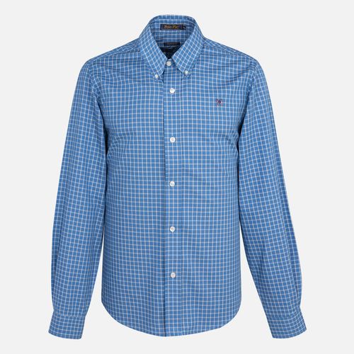 Camisa Custom Xadrez Manga Longa